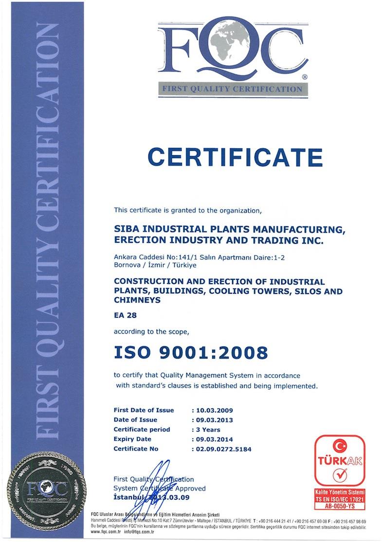ISO 9001:2008 · EN
