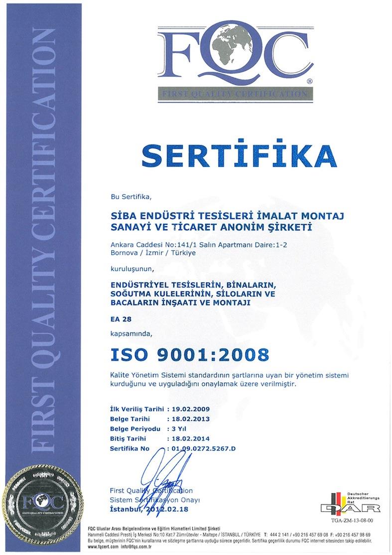 ISO 9001:2008 · TR