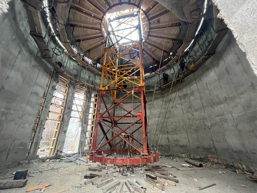 Erdemir – KOK4 Reinforced Concrete Chimney – chimneys construction site in Zonguldak (Ereğli), Türkiye (photo 6)