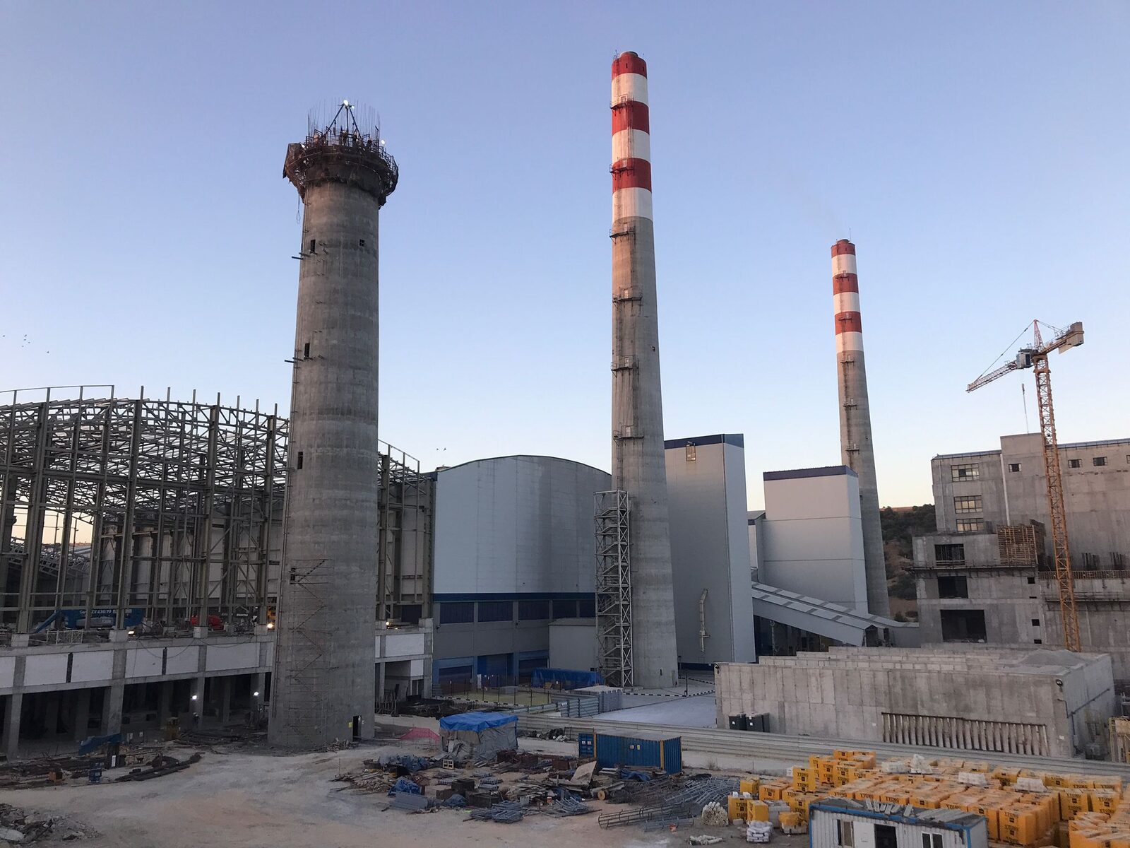 Park Cam – Bilecik OSB FUR40 Reinforced Concrete Chimney – chimneys construction site in Bilecik, Türkiye (photo 2)