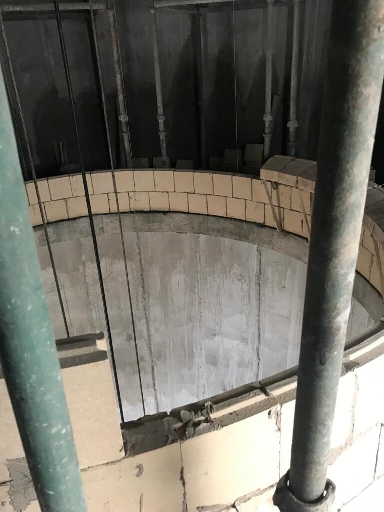 Düzce Cam – Line 3 Reinforced Concrete Chimney – chimneys construction site in Düzce, Türkiye (photo 4)