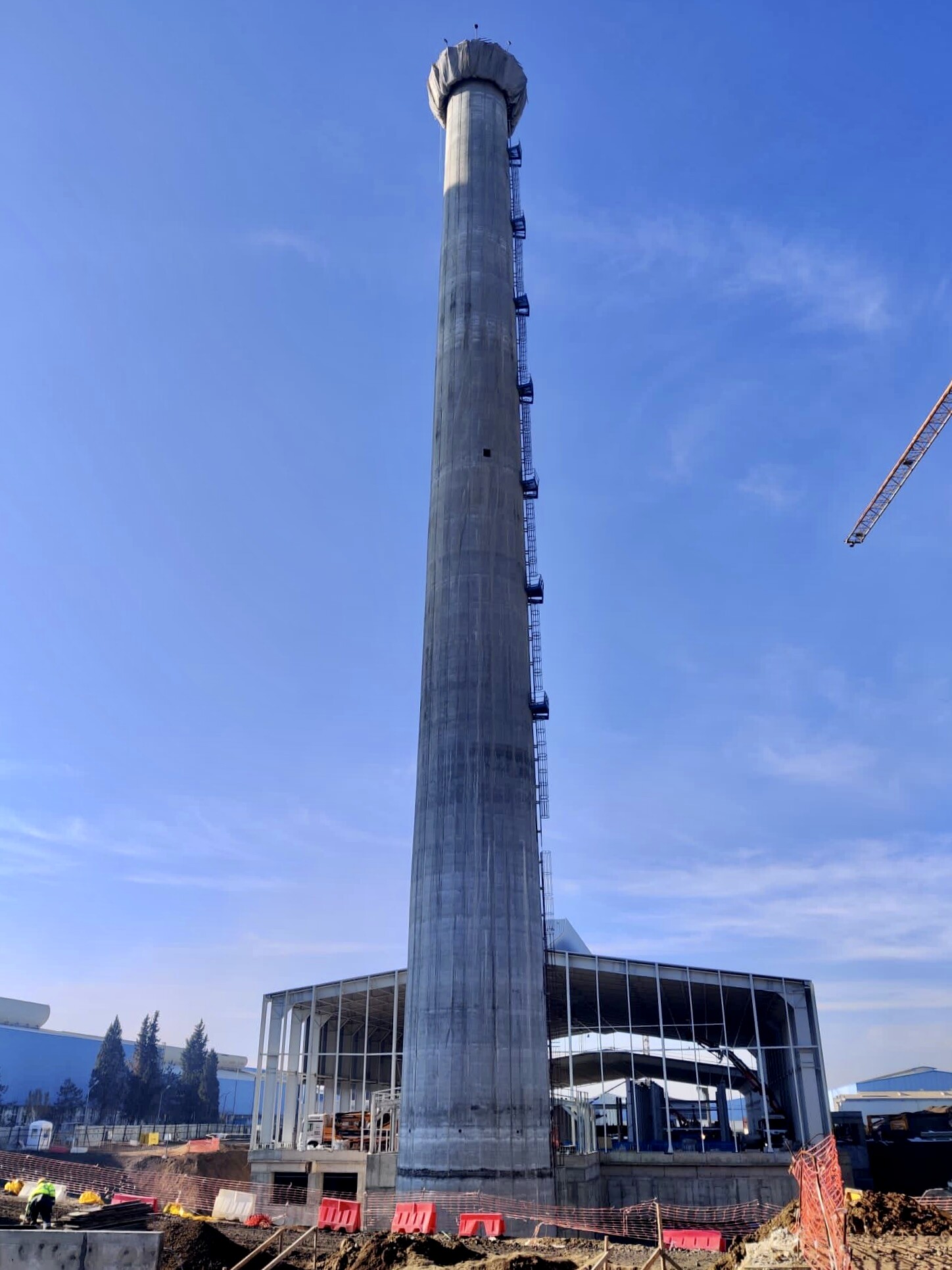 Şişecam Düzcam – Kırklareli TR-Oto Hattı Betonarme Baca
