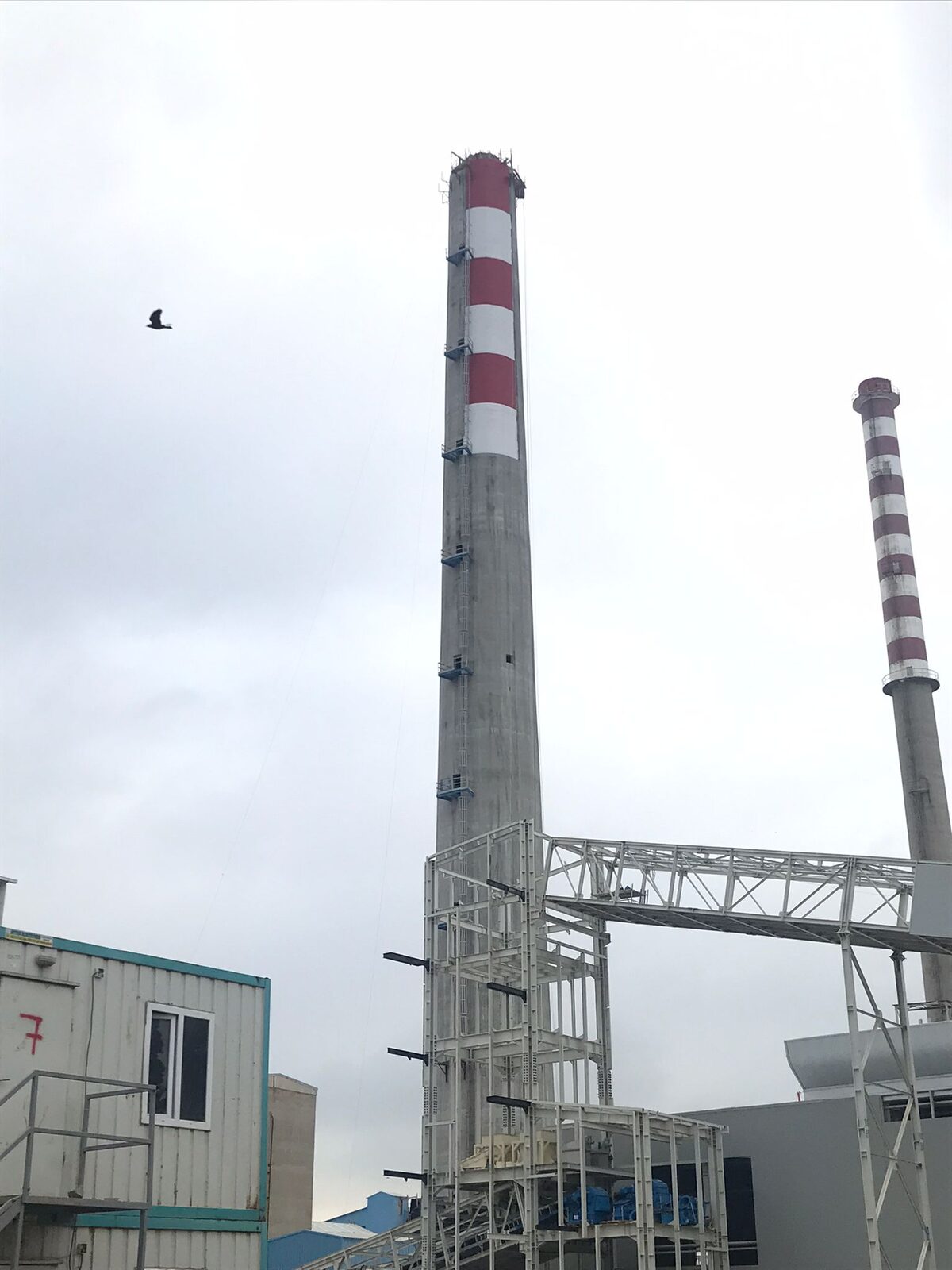 Şişecam Düzcam – Kırklareli TR-Oto Line Reinforced Concrete Chimney – chimneys construction site in Kırklareli, Türkiye (photo 2)