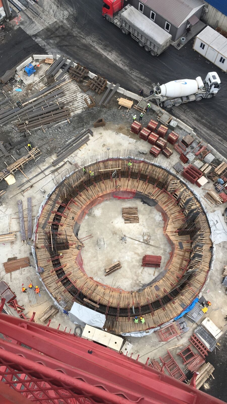 Adoçim Çimento – Samsun Port Silos – silos construction site in Samsun, Türkiye (photo 3)