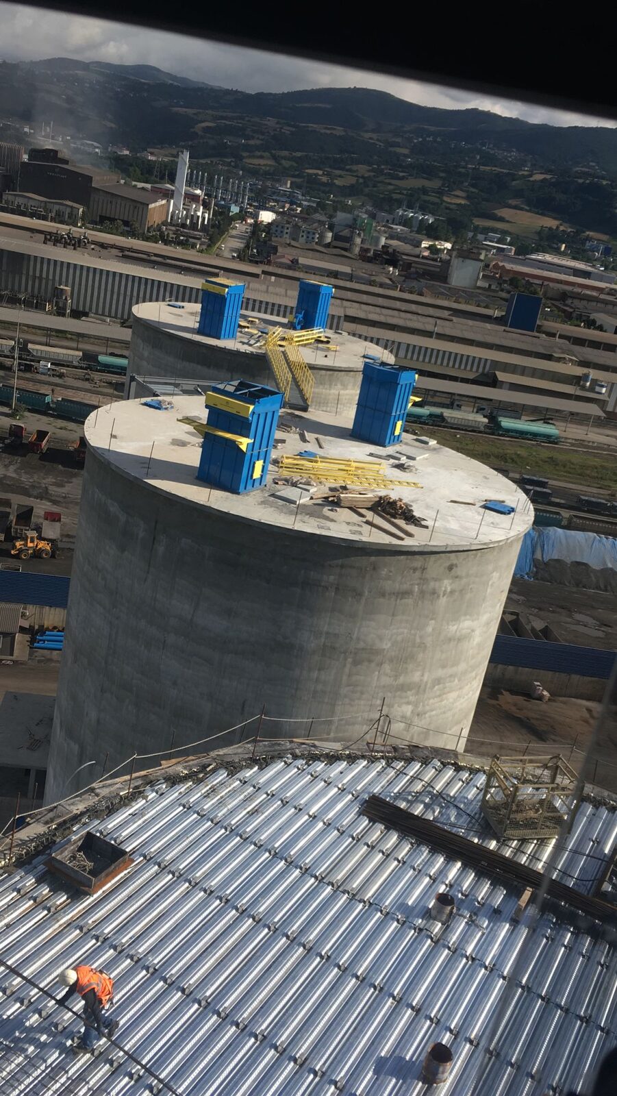 Adoçim Çimento – Samsun Port Silos – silos construction site in Samsun, Türkiye (photo 5)