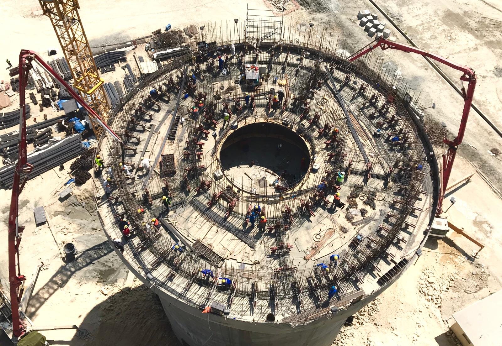 Norm Cement – Bakü Multi-Cell Silo and Facilities – epc construction site in Bakü, Azerbaijan (photo 6)