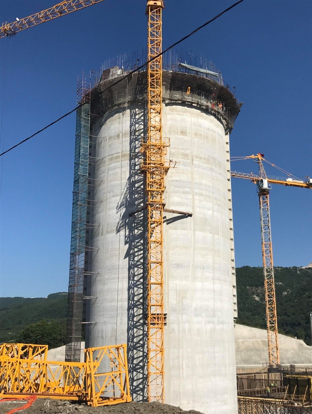 Marmara Çimento – Düzce Factory Silos and Structures – silos construction site in Düzce, Türkiye (photo 2)