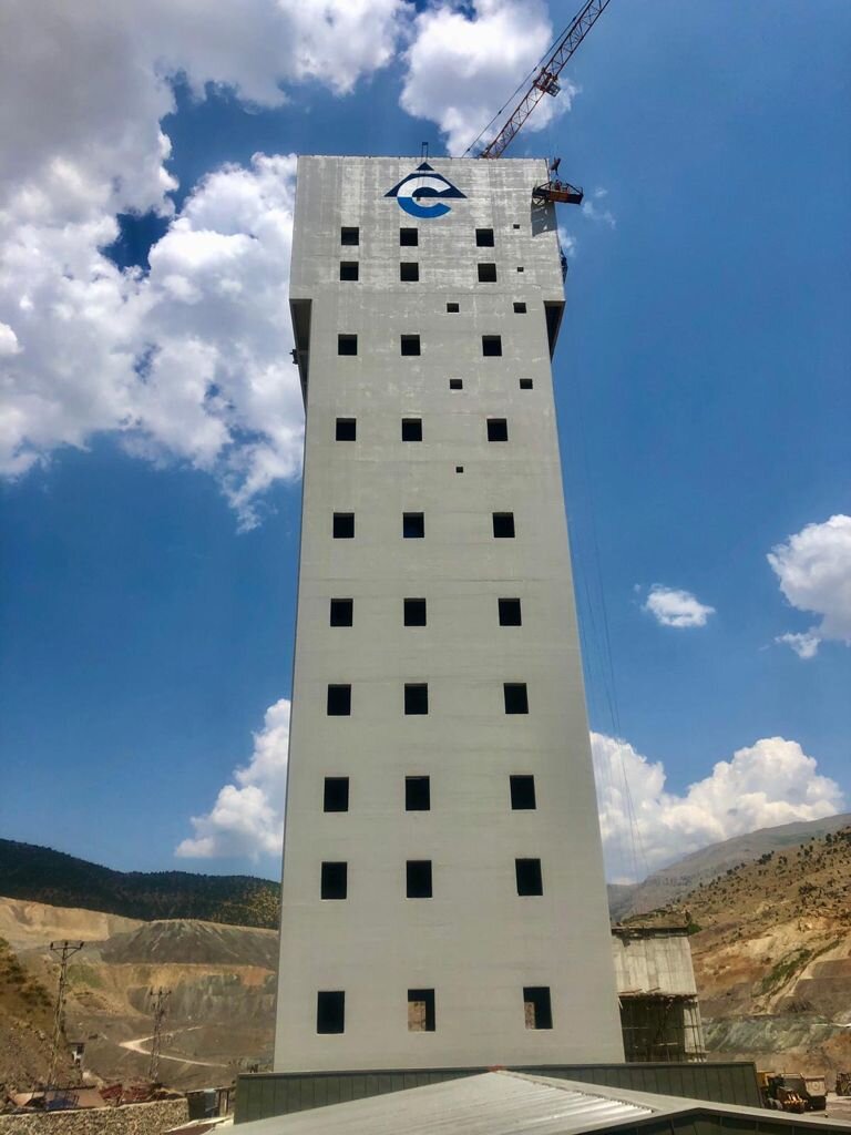 Eti Bakır – Siirt Madenköy Export Tower – heavy industrial construction site in Siirt, Türkiye (photo 2)