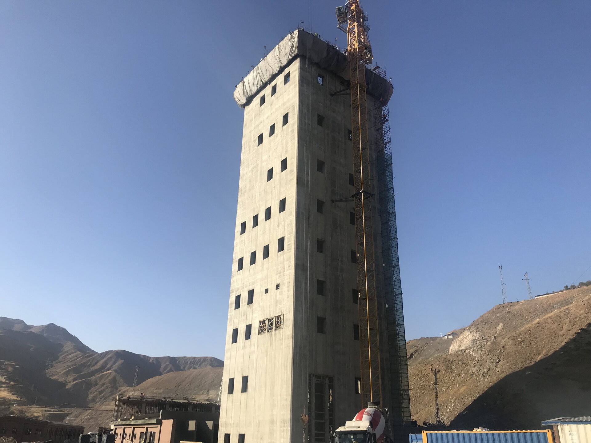 Eti Bakır – Siirt Madenköy Export Tower – heavy industrial construction site in Siirt, Türkiye (photo 3)