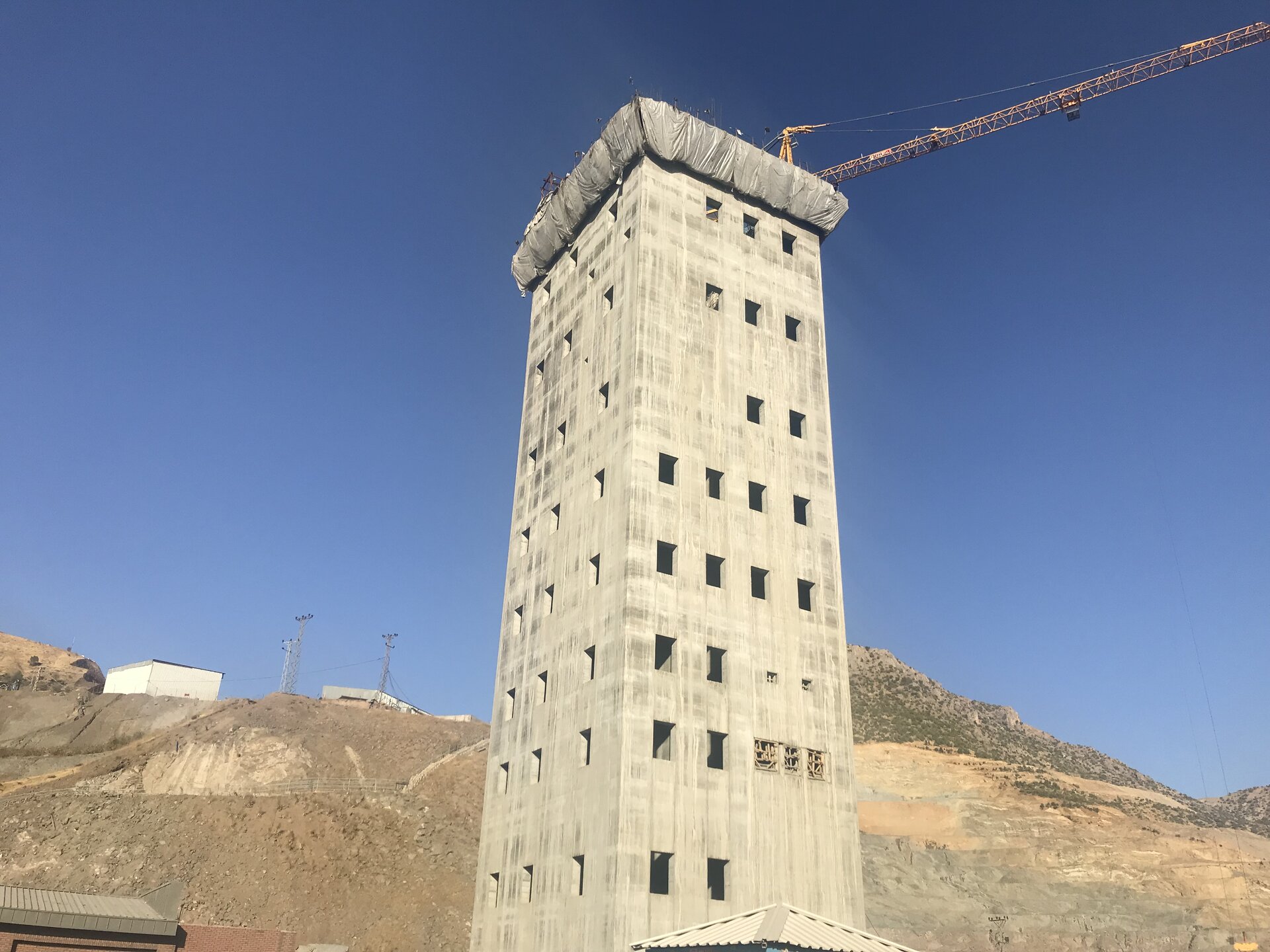 Eti Bakır – Siirt Madenköy Export Tower – heavy industrial construction site in Siirt, Türkiye (photo 4)