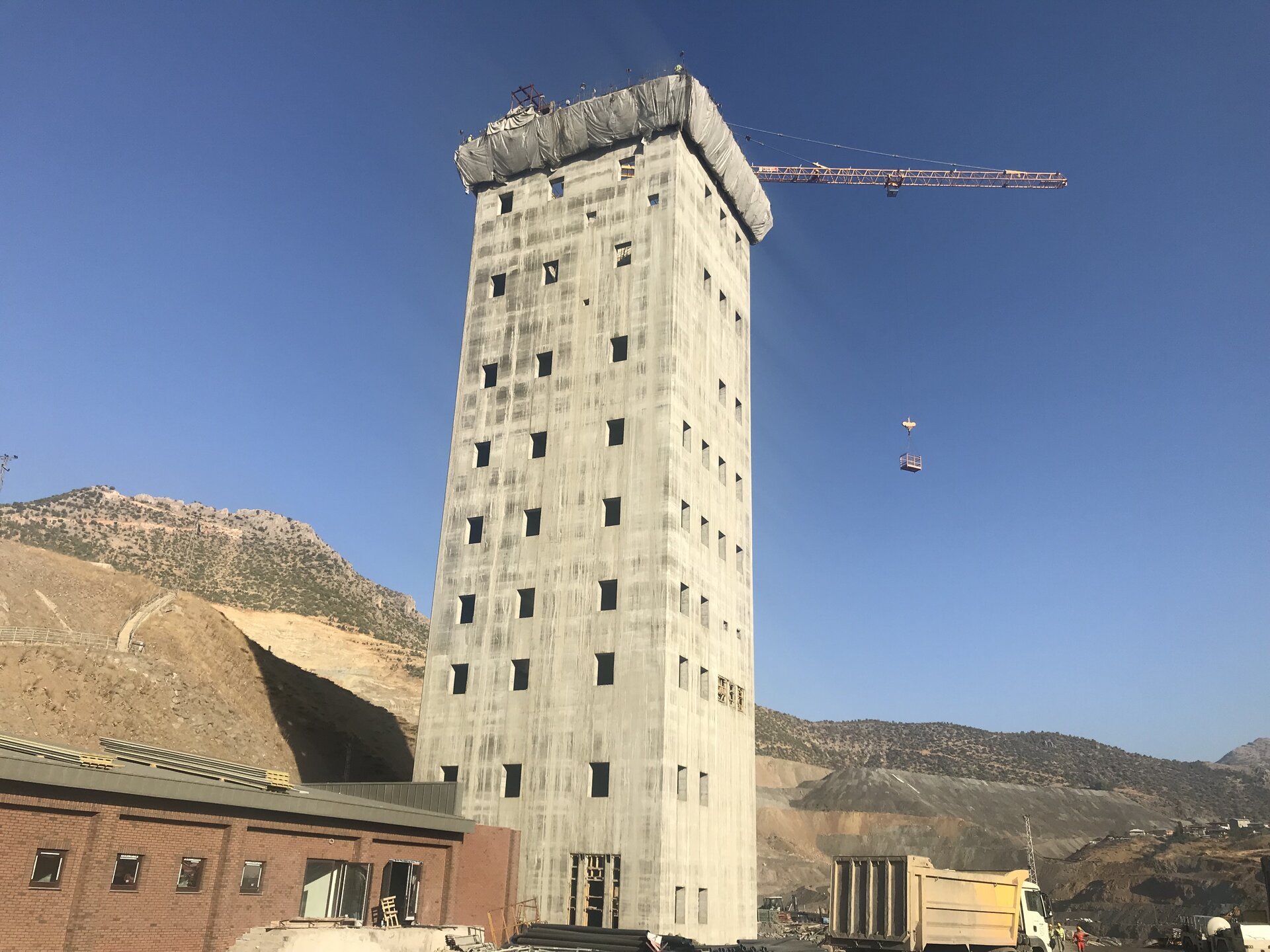 Eti Bakır – Siirt Madenköy Export Tower – heavy industrial construction site in Siirt, Türkiye (photo 5)