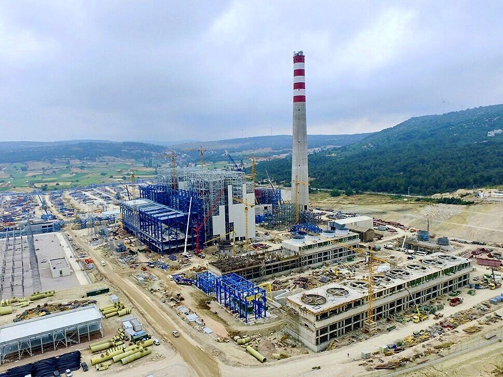 Soma Kolin Termik Santrali – Betonarme Baca ve Yapılar