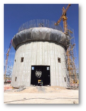 Soma Kolin Thermal Power Plant – Reinforced Concrete Chimney and Structures – heavy industrial construction site in Manisa (Soma), Türkiye (photo 4)