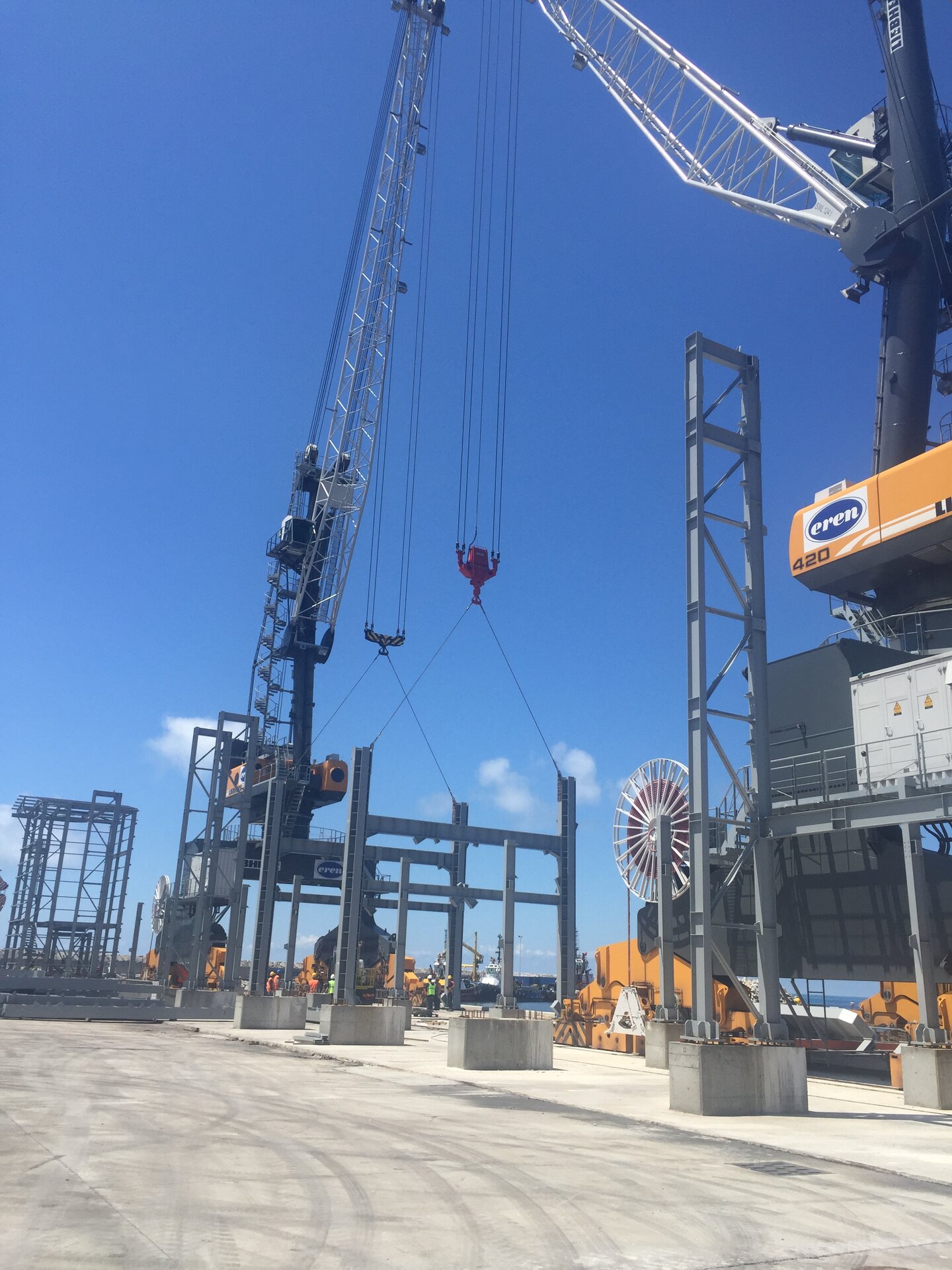 Eren Enerji – Zonguldak Ship Unloading Facility – infrastructure construction site in Zonguldak, Türkiye (photo 2)
