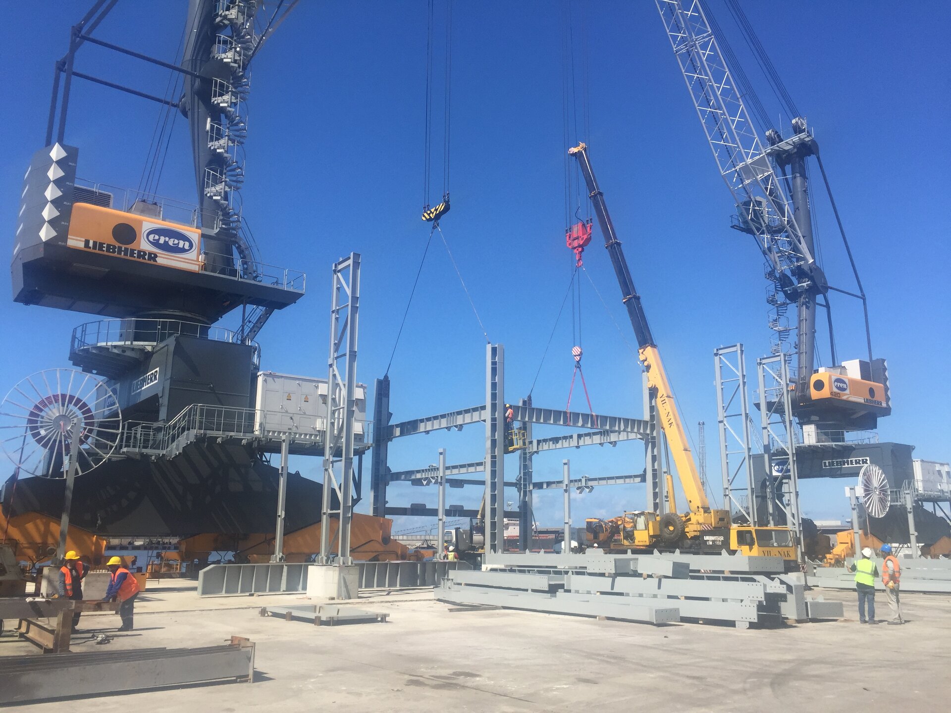 Eren Enerji – Zonguldak Ship Unloading Facility – infrastructure construction site in Zonguldak, Türkiye (photo 3)