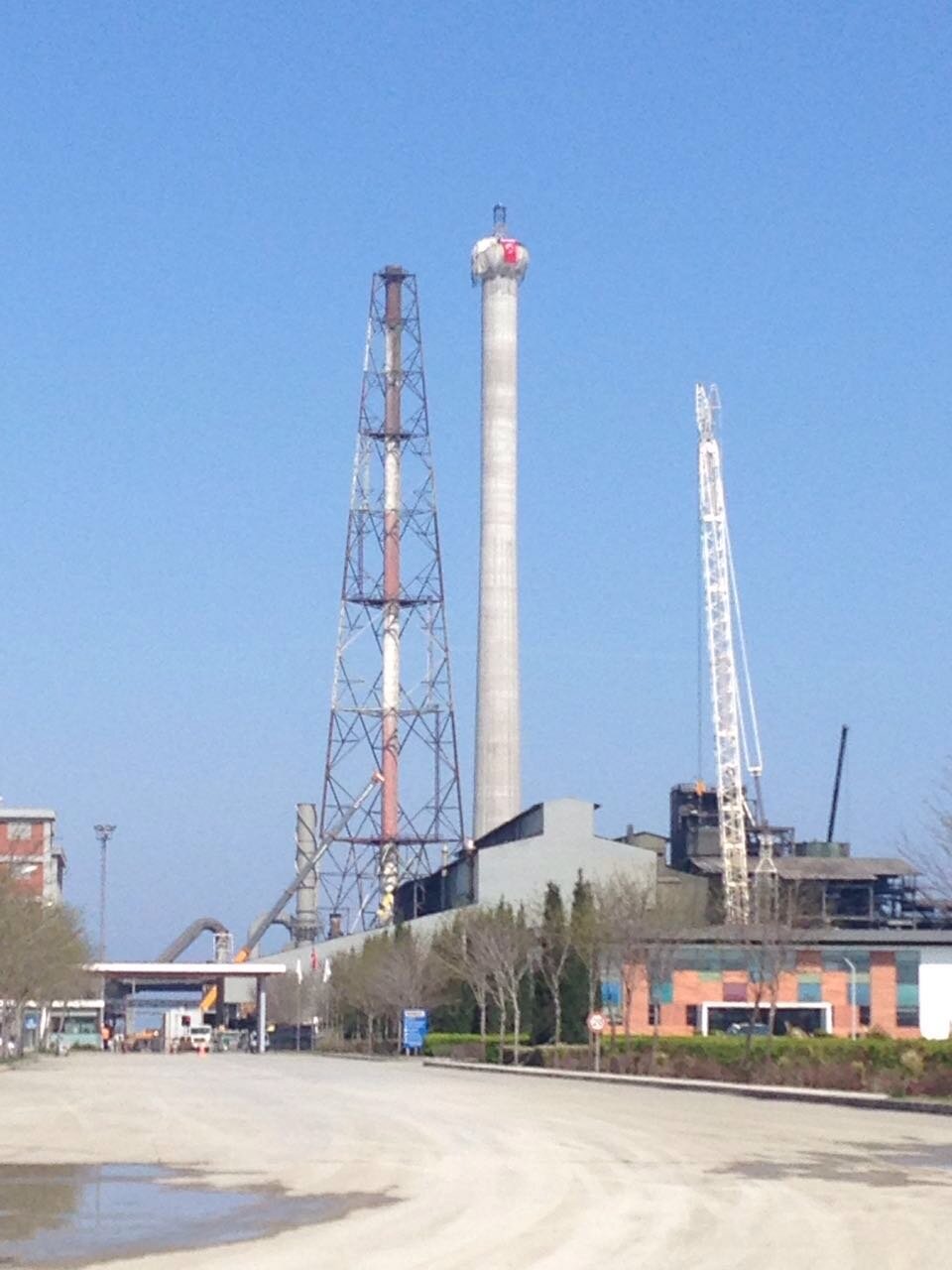 Eti Bakır – Samsun Smelting Facility Reinforced Concrete Chimney – chimneys construction site in Samsun, Türkiye (photo 5)