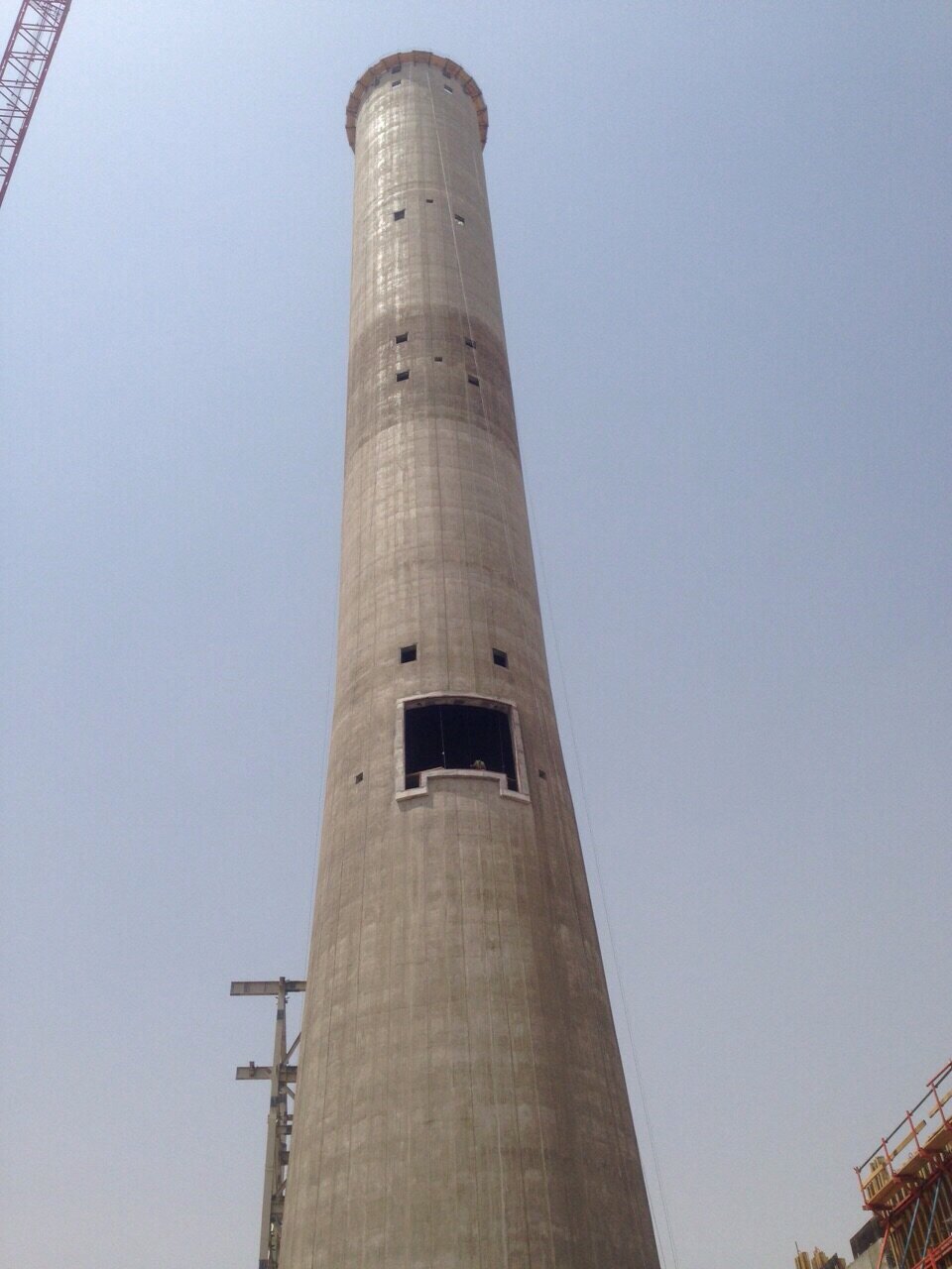 Khabat Thermal Power Plant – Reinforced Concrete Chimney – chimneys construction site in Erbil, Iraq (photo 3)