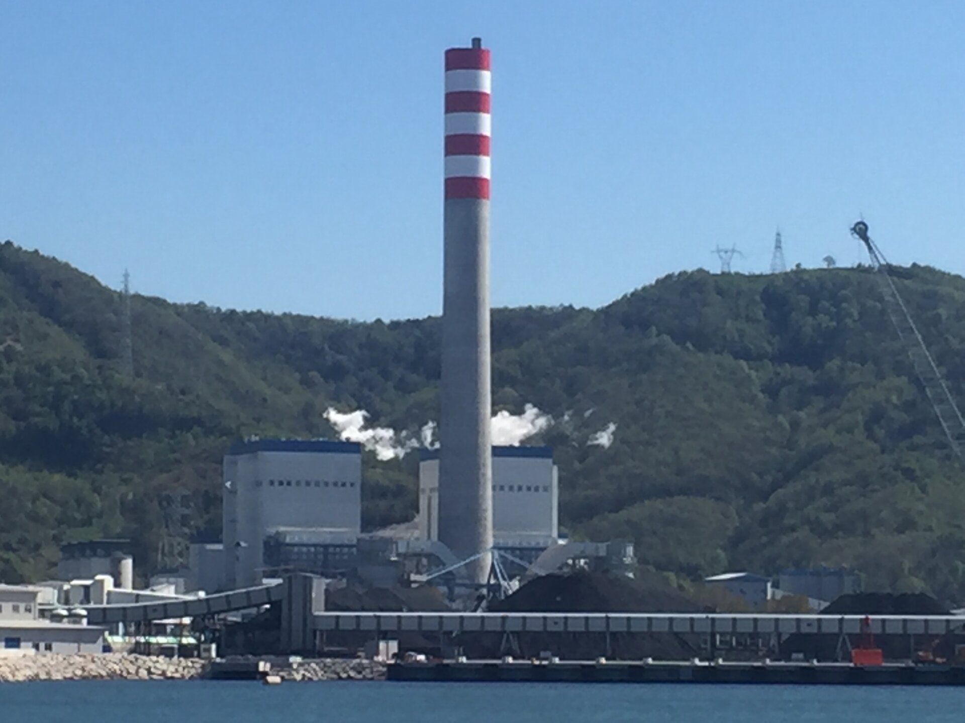 ZETES III Thermal Power Plant – Reinforced Concrete Chimney and Structures – heavy industrial construction site in Zonguldak, Türkiye (photo 3)