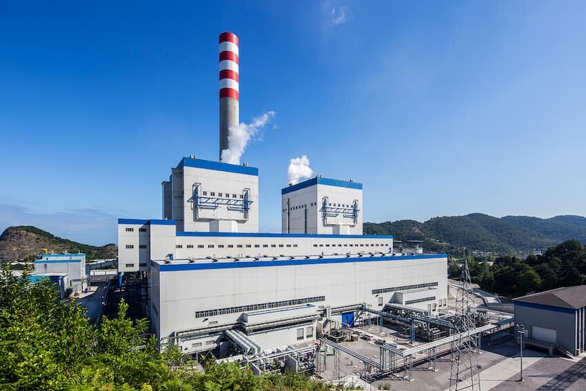ZETES III Thermal Power Plant – Reinforced Concrete Chimney and Structures – heavy industrial construction site in Zonguldak, Türkiye (photo 6)