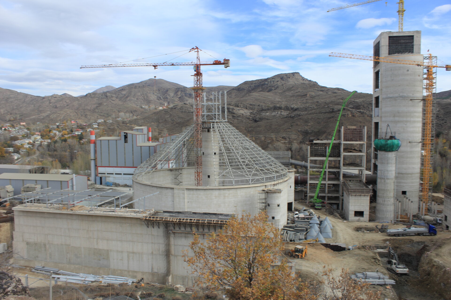 Aşkale Çimento – Gümüşhane Clinker Production Line – epc construction site in Gümüşhane, Türkiye (photo 6)