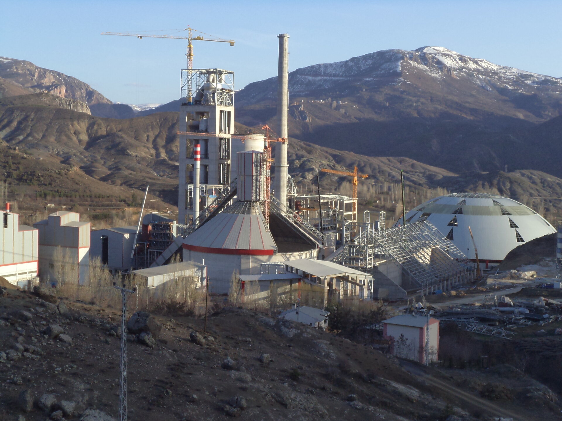 Aşkale Çimento – Gümüşhane Clinker Production Line – epc construction site in Gümüşhane, Türkiye (photo 8)