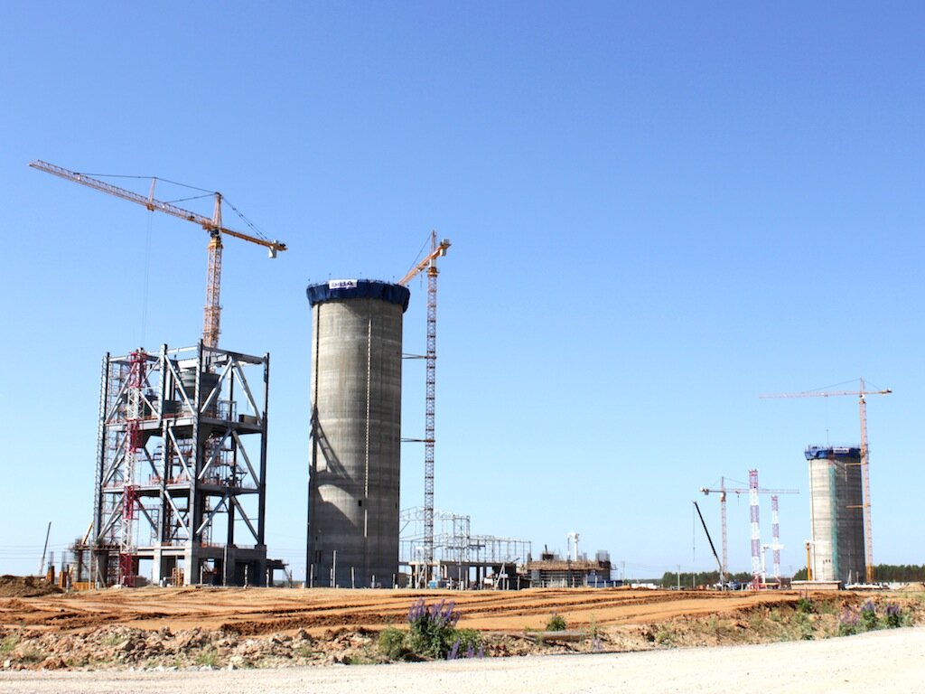Kaluga 8500 TPD Cement Factory – Silo and Process Structures – epc construction site in Kaluga, Russia (photo 2)