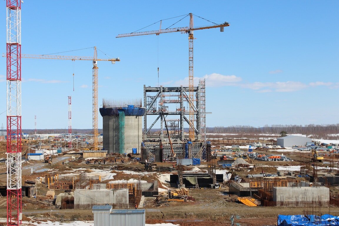 Kaluga 8500 TPD Cement Factory – Silo and Process Structures – epc construction site in Kaluga, Russia (photo 5)