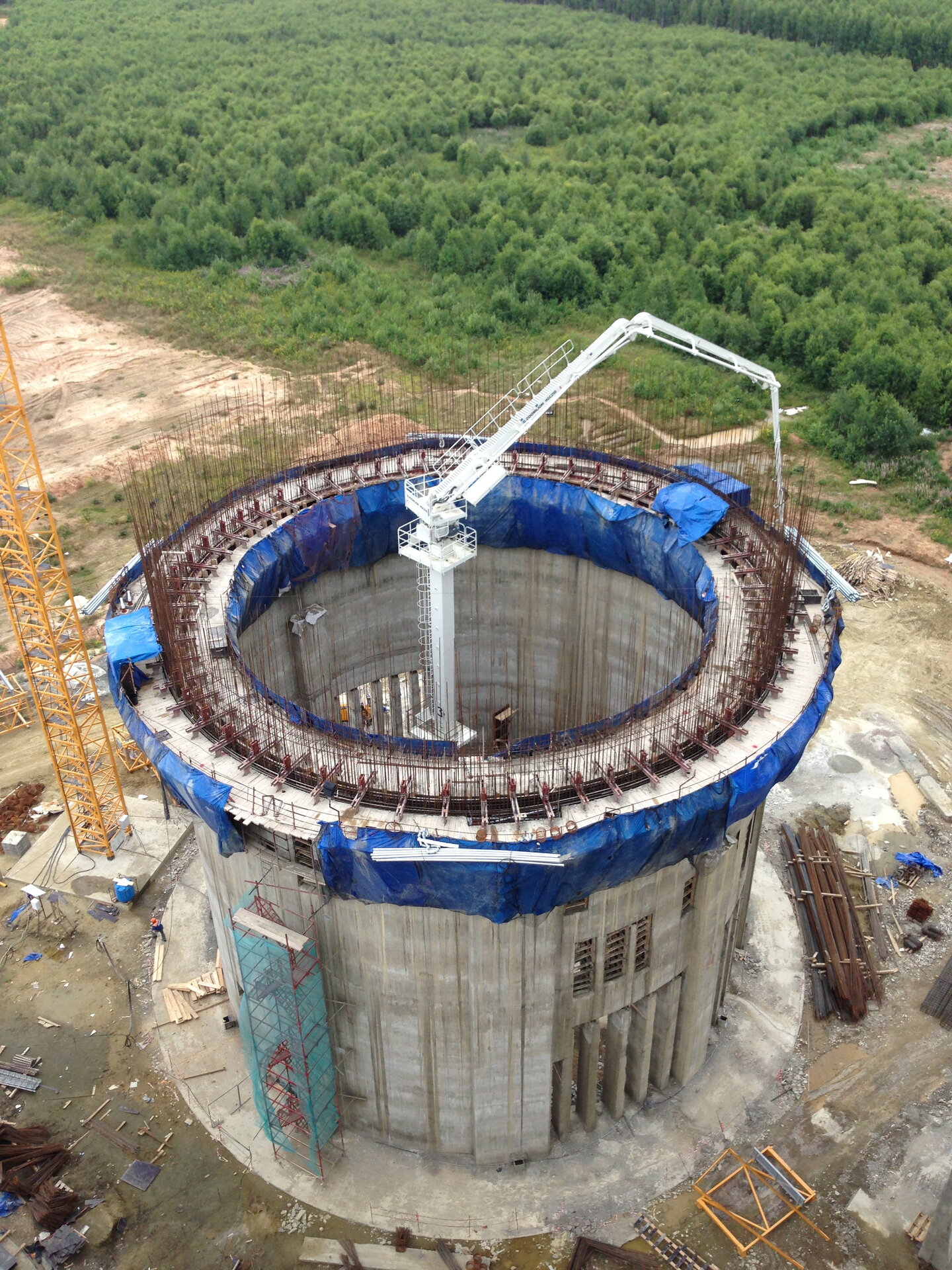 Kaluga 8500 TPD Cement Factory – Silo and Process Structures – epc construction site in Kaluga, Russia (photo 6)