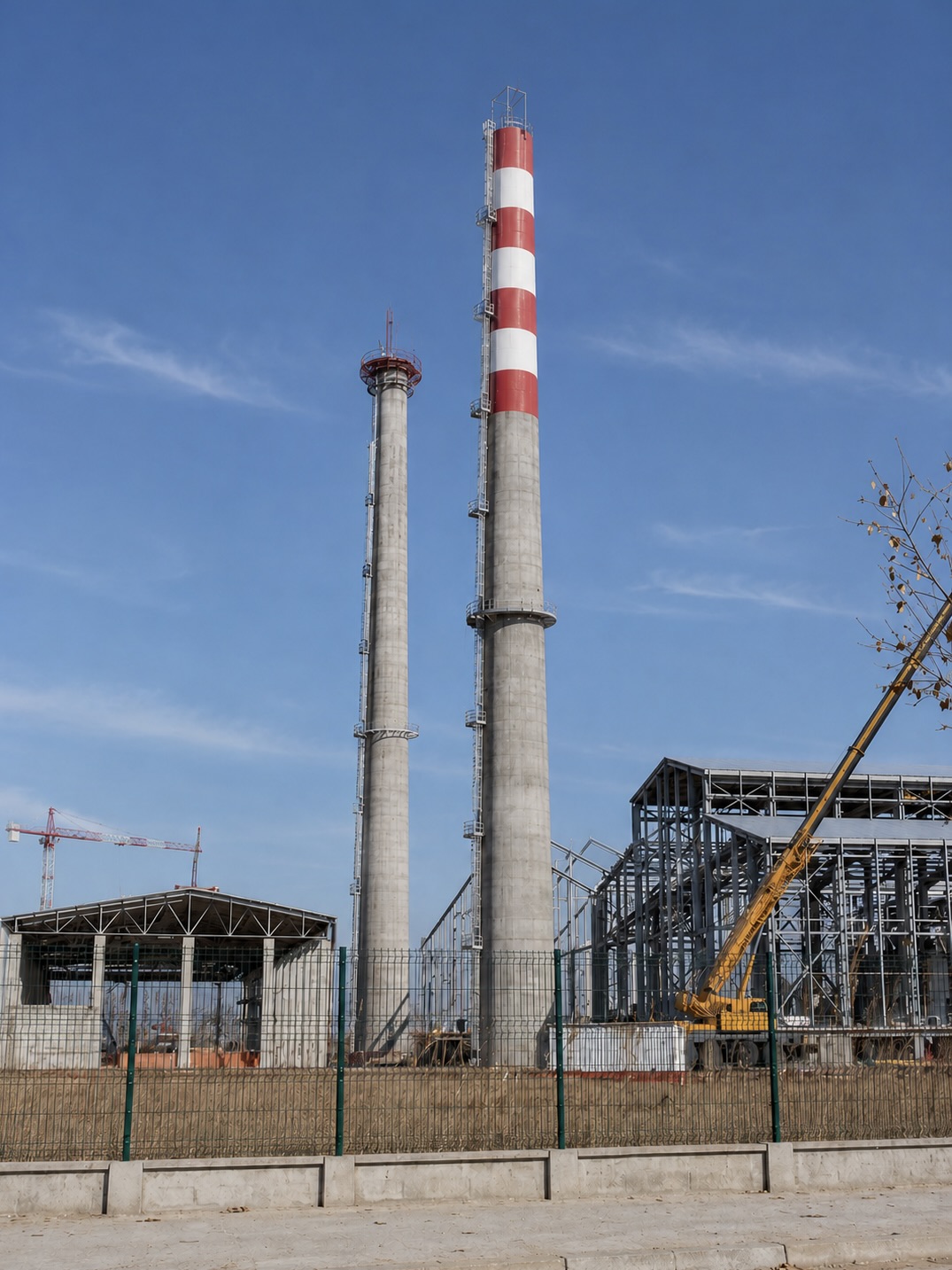 Anadolu Cam – Eskişehir Fabrikası Betonarme Bacalar