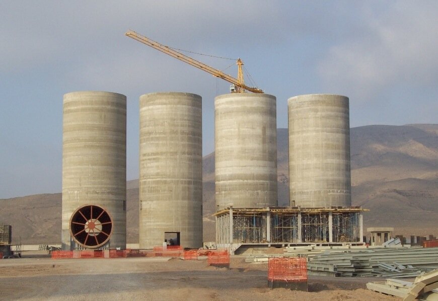 Lebap Çimento Factory – Line 1 – industrial structures construction site in Lebap, Turkmenistan (photo 3)
