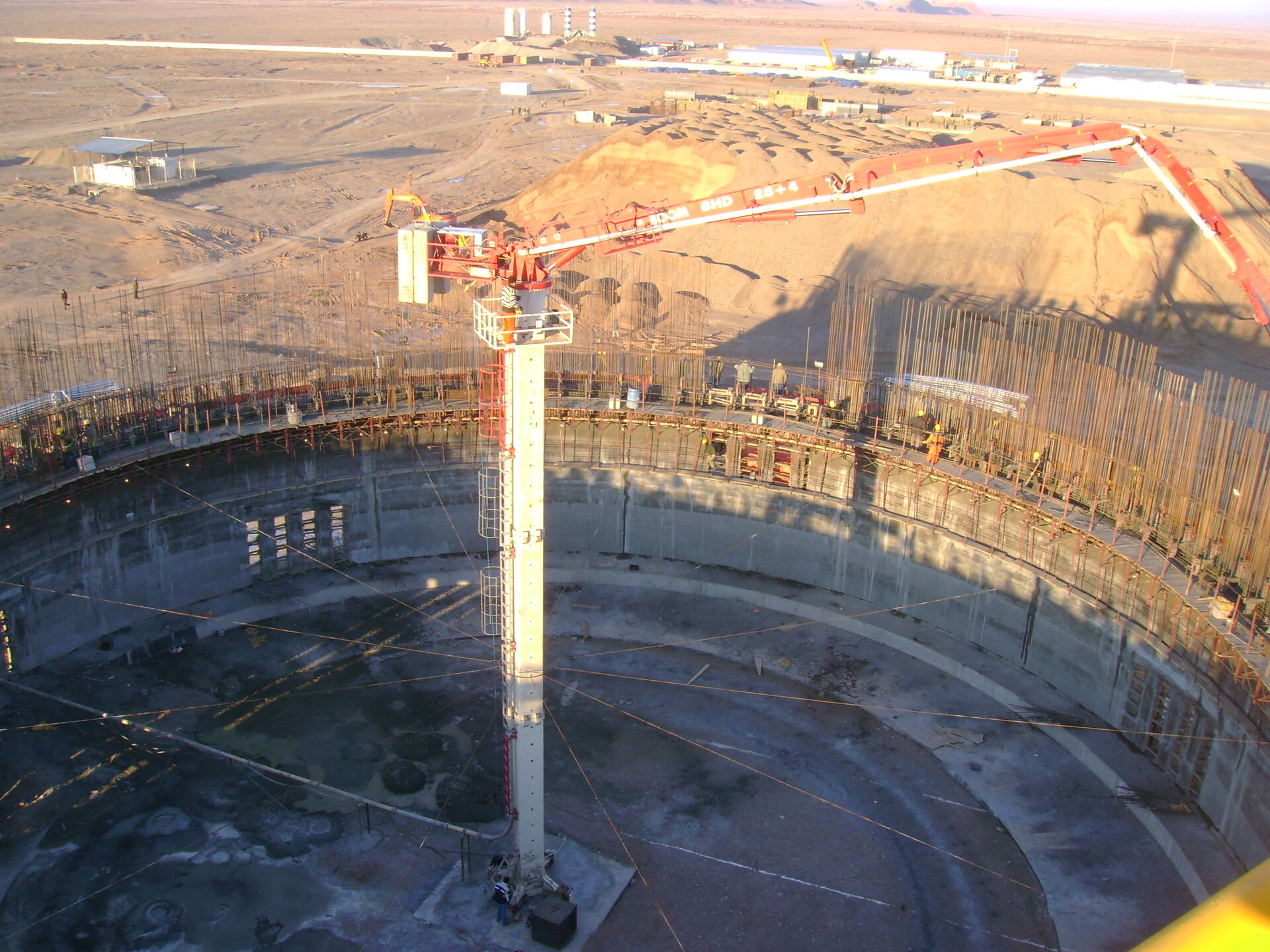Lebap Çimento Factory – Line 1 – industrial structures construction site in Lebap, Turkmenistan (photo 8)