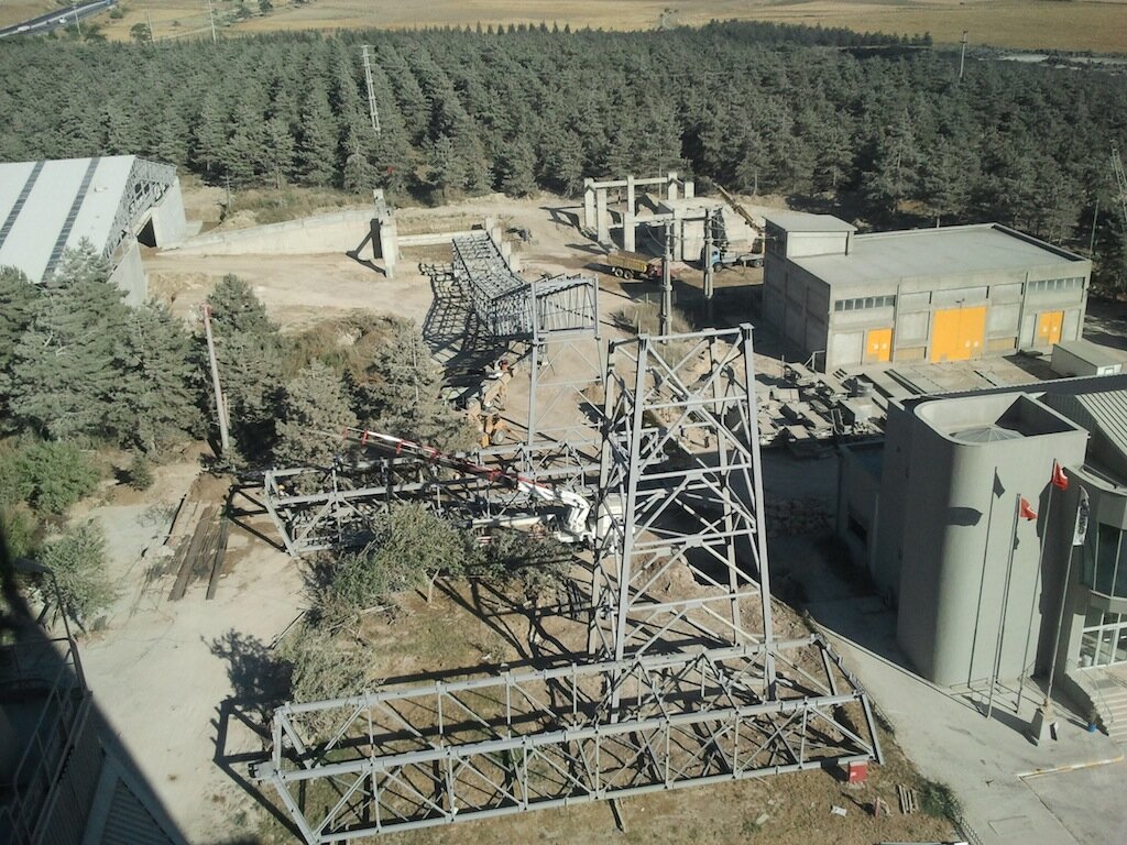 Çimsa Eskişehir – Hot Disk Unit – industrial structures construction site in Eskişehir, Türkiye (photo 2)