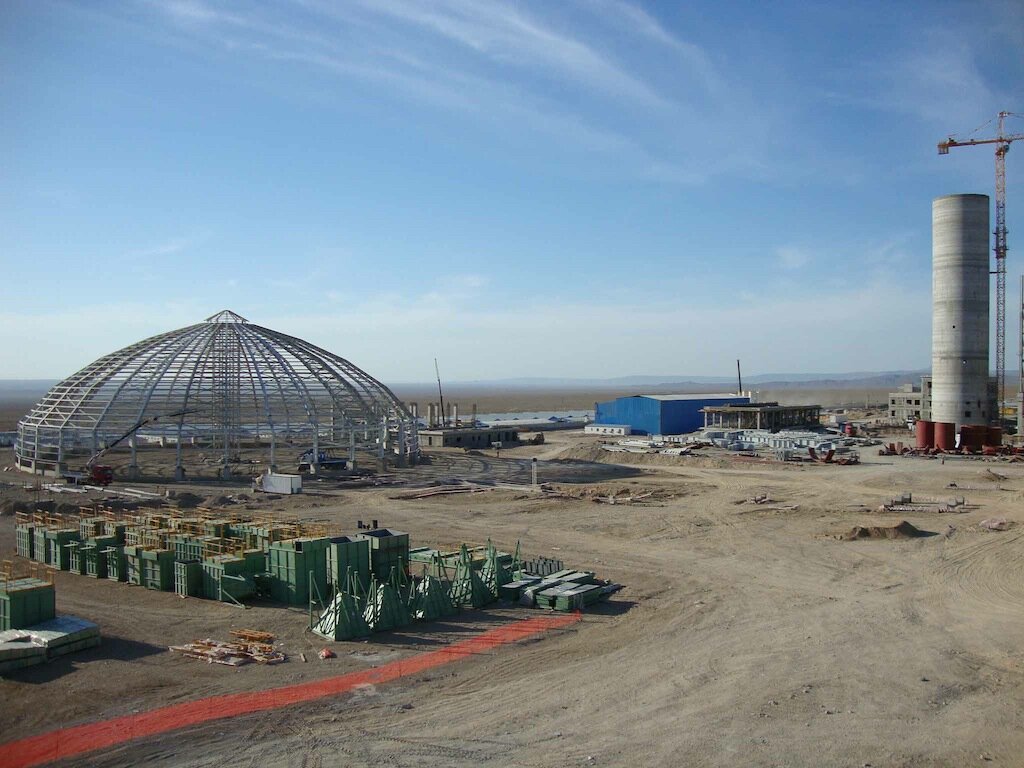 Jebel Cement Factory – industrial structures construction site in Balkanabat, Turkmenistan (photo 4)