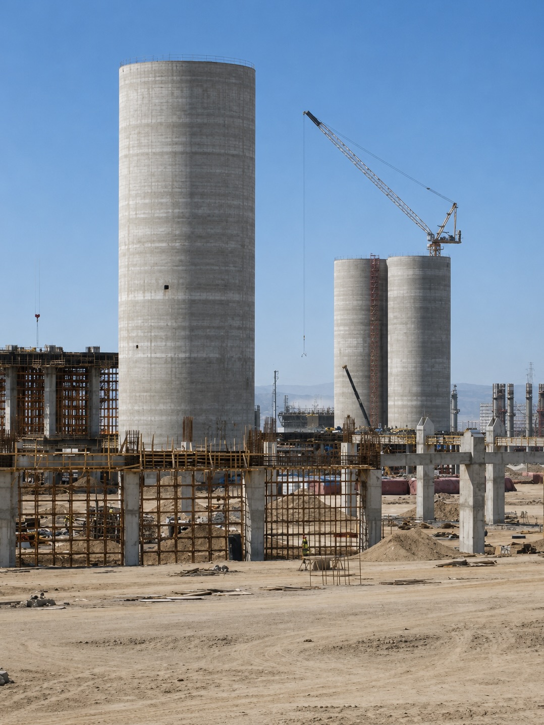 Al-Katrana Çimento Fabrikası – Silo Süpervizyonu