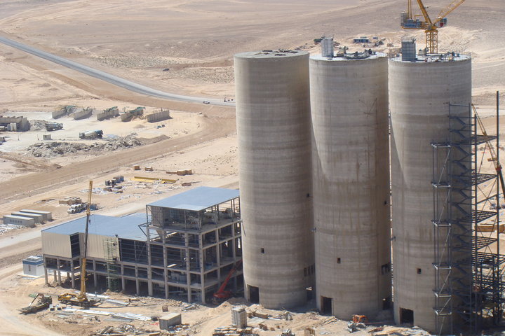 Al-Katrana Cement Factory – Silo Supervision – engineering construction site in Al-Qatrana, Jordan (photo 3)