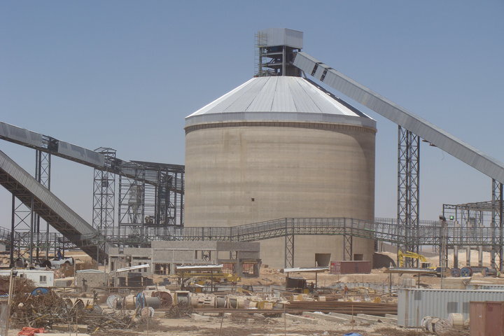 Al-Katrana Cement Factory – Silo Supervision – engineering construction site in Al-Qatrana, Jordan (photo 4)