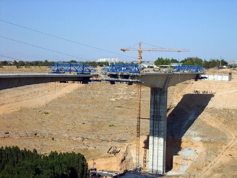 Beylerderesi Bridge – Viaduct Piers – infrastructure construction site in Malatya, Türkiye (photo 3)