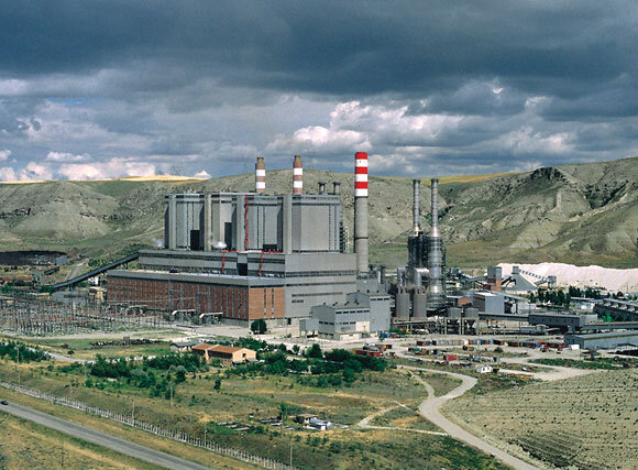 Çayırhan Thermal Power Plant – Reinforced Concrete Chimney – chimneys construction site in Ankara (Çayırhan), Türkiye (photo 2)