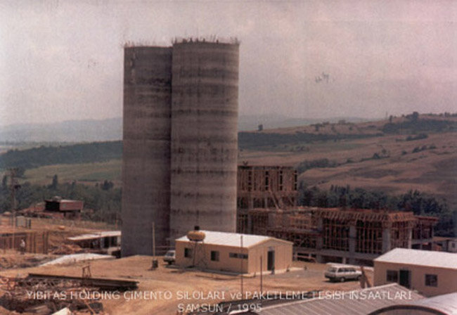 Yibitaş – Lafarge Samsun Cement Factory – Silos and Packing Unit – silos construction site in Samsun, Türkiye (photo 2)